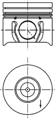 40173600 Píst KOLBENSCHMIDT