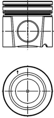 40310600 Píst KOLBENSCHMIDT
