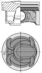 40315600 Píst KOLBENSCHMIDT