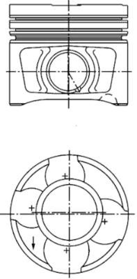 40356600 Píst KOLBENSCHMIDT