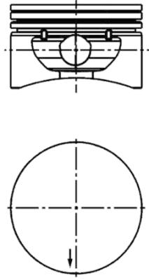 40380600 Píst KOLBENSCHMIDT