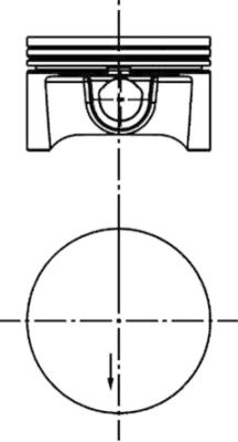 40388600 Píst KOLBENSCHMIDT