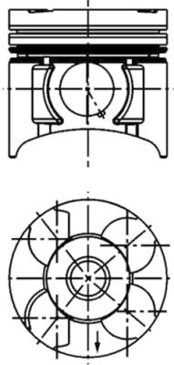 40392620 Píst KOLBENSCHMIDT