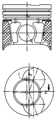 40469600 Píst KOLBENSCHMIDT