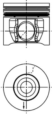 40830600 Píst KOLBENSCHMIDT