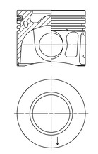 41072600 Píst KOLBENSCHMIDT