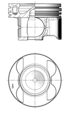 41080600 Píst KOLBENSCHMIDT