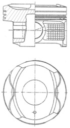 41250600 Píst KOLBENSCHMIDT