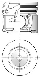 41253610 Píst KOLBENSCHMIDT