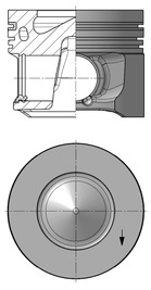 41265610 Píst KOLBENSCHMIDT