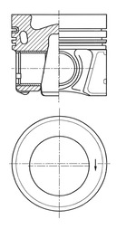 41936610 Píst KOLBENSCHMIDT