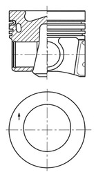 41271600 Píst KOLBENSCHMIDT