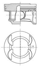 41492620 Píst KOLBENSCHMIDT