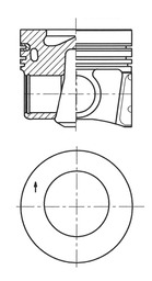 41708600 Píst KOLBENSCHMIDT