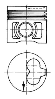 90527600 Píst KOLBENSCHMIDT