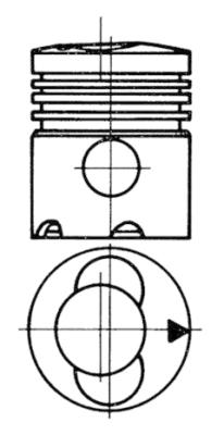 91395700 Píst KOLBENSCHMIDT