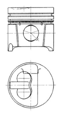 94786700 Píst KOLBENSCHMIDT