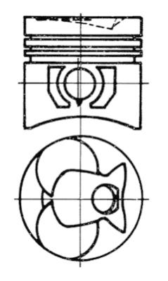 93444620 Píst KOLBENSCHMIDT