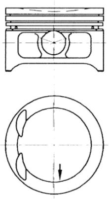 97363610 Píst KOLBENSCHMIDT