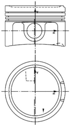 40434600 Píst KOLBENSCHMIDT