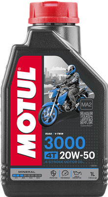 107318 MOTUL 3000 20W50 4T, 1 l  107318 MOTUL