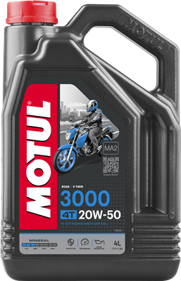 107319 MOTUL 3000 20W50 4T, 4 l  107319 MOTUL