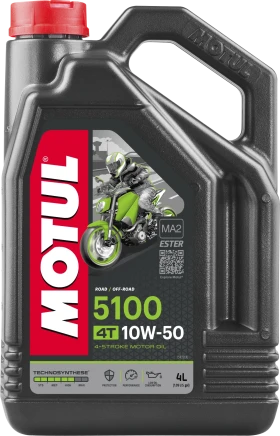 104076 MOTUL836841 4T olej 5100 Ester 10W/50, 4l MOTUL