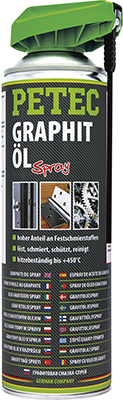 72250 Grafitový sprej GRAPHITE OIL SPRAY PETEC