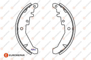 1643185980 Sada brzdových čelistí EUROREPAR