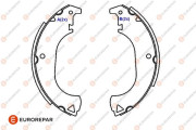 1643186380 Sada brzdových čelistí EUROREPAR
