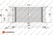 1609637480 Kondenzátor, klimatizace EUROREPAR