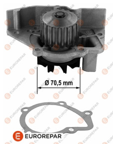 1623096080 EUROREPAR vodné čerpadlo, chladenie motora 1623096080 EUROREPAR