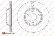 1642749980 EUROREPAR brzdový kotúč 1642749980 EUROREPAR