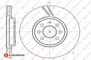 1642764080 Brzdový kotouč EUROREPAR