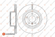 1642768180 Brzdový kotouč EUROREPAR