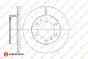 1667856580 EUROREPAR brzdový kotúč 1667856580 EUROREPAR