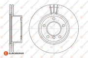 1667860180 Brzdový kotouč EUROREPAR