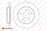 1667869980 EUROREPAR brzdový kotúč 1667869980 EUROREPAR