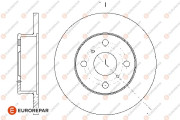 1676013280 EUROREPAR brzdový kotúč 1676013280 EUROREPAR