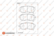1681219580 EUROREPAR sada brzdových platničiek kotúčovej brzdy 1681219580 EUROREPAR