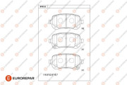 1681251980 EUROREPAR sada brzdových platničiek kotúčovej brzdy 1681251980 EUROREPAR