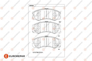 1681269680 Sada brzdových destiček, kotoučová brzda EUROREPAR