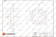 1684290080 Brzdový kotouč EUROREPAR