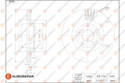 1684302280 Brzdový kotouč EUROREPAR