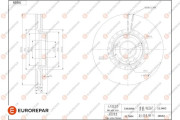 1684302380 Brzdový kotouč EUROREPAR