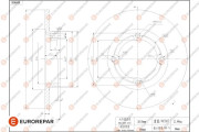 1684313080 Brzdový kotouč EUROREPAR