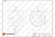 1684329780 Brzdový kotouč EUROREPAR