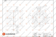 1684331980 Brzdový kotouč EUROREPAR