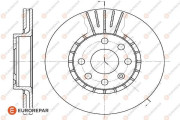1618883980 Brzdový kotouč EUROREPAR