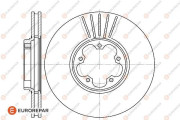 1622815880 Brzdový kotouč EUROREPAR